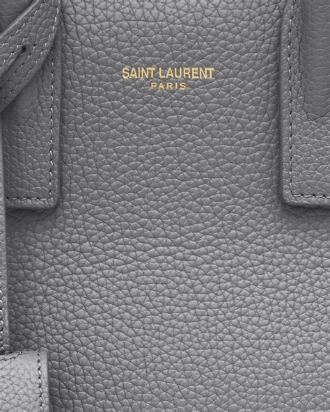 ysl 354119 dnd0n 1112 storm|SAC DE JOUR NANO IN SUPPLE GRAINED LEATHER .